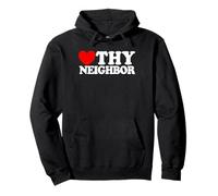 Love Thy Neighbor Christian Faith Croyant Jésus Sweat à Capuche