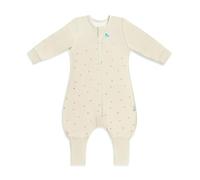 Love To Dream™ Combinaison Pyjama avec Jambes, 6-12 Mois - Avoine | Manches Longues, Couverture légère Portable | 1,5 Tog | Idéale Toute l'année 18-22 °C | Molleton de Coton | Zip Double Sens