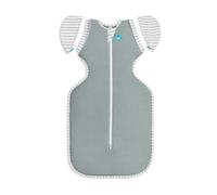 Love to Dream Deel Olive Sac de Transition à emmailloter Taille L 8-11,5 kg, Ajustement Parfait, Ailes zippées, 1,0 tog adapté à des températures modérées (20-24 °C), Lavable en Machine et Double