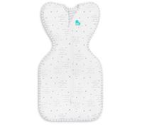 Love to Dream Écharpe enveloppante, position bras hauts, coton léger et ultra respirant, couverture portable polyvalente, pour printemps, été, sac de couchage - 0,2 tog, 2,3 à 3,9 kg, You are my white