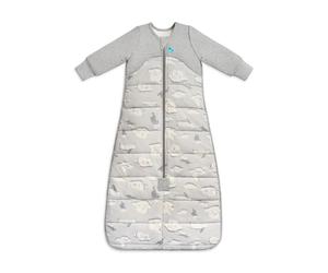 Love To Dream™ Gigoteuse, 18-36 Mois - Gris Pôle Sud | Extra Chaude, Manches Longues, Couverture et Couette légères | 3,5 Tog | Hiver/Automne 14-16 °C | Lavable en Machine | Zip Double Sens