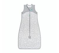 Love To Dream Gigoteuse Bio Lite, 18-36 mois, grise, 0,2 Tog (24-27 °C), manches courtes, couverture légère, coton lavable en machine, 2 fermetures éclair