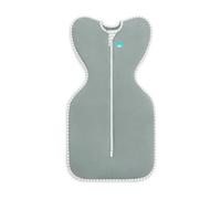 Love To Dream Swaddle Up, Nouveau-né 2,2-3,8 kg - Olive foncé, ajusté, soutient Un Sommeil sain, 1,0 Tog - Idéal pour 20-24°C, Coton Lavable en Machine et Double Zip pour Un Change Facile