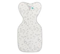 Love To Dream Swaddle Up Bambou Nouveau-né 2,2-3,8 kg crème, Sommeil sain, 1,0 Tog, 20-24°C, Lavable Machine, Double Zip Pratique