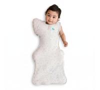 Love To Dream™ Swaddle UP™ Gigoteuse de Transition, Taille M (6-8,5 kg) - You are My White | Coupe ajustée, ailettes Amovibles zippées | 0,2 Tog, 24-27 °C | Coton Lavable | Double Fermeture éclair