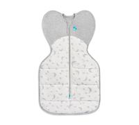 Love To Dream Gigoteuse d'emmaillotage pour bébé Taille M (6-8,5 kg), idéale pour Les températures Froides (< 16 °C), Bras en Position Haute, Fermeture éclair bidirectionnelle pour Changer Facilement