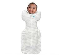 Love To Dream Swaddle Up, Medium 6-8,5 kg - Beige, ajusté, soutient Un Sommeil sain, 1,0 Tog - Idéal pour 20-24°C, Coton Lavable en Machine et Double Zip