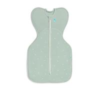 Love To Dream Swaddle UP, nouveau-né de 2,2 à 3,8 kg, brindilles d'olive, ajustement parfait pour un bon sommeil, 1,5 TOG convient toute l'année pour des températures (18 à 24 °C), lavable en machine