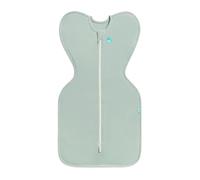 Love To Dream Swaddle Up, petit modèle 3,5-6 kg, olive, coupe ajustée pour un sommeil réparateur, 0,2 Tog (24-27 °C), lavable en machine et double fermeture éclair