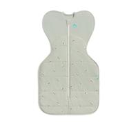 Love To Dream™ Swaddle UP™, Small 3.5-6 kg - Cotton Bees Olive, Snug Fit, Supports Healthy Sleep Routine, 2.5 Tog for Cool Temps (16-20°C), Machine Washable Stretch Cotton, 2 Zips, Easy Nappy Change