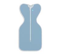 Love To Dream Swaddle Up, Petit 3,5-6 kg - Bleu, Coupe ajustée, Favorise Un Sommeil sain, 1,0 Tog - 20-24 °C, Coton Lavable en Machine et Double Fermeture éclair