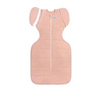 Love To Dream™ Swaddle UP™ Transition Bag, Large 8.5-11 kg, Pebbles Rose, Snug Fit, Zip-Off Wings, 2.5 Tog for Cool Temp (16-20°C), Machine Washable Quilted Stretch Cotton, 2 Zips, Easy Nappy Change