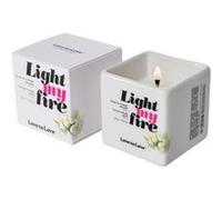 LOVE TO LOVE Light My Fire - Bougie de Massage Tiède & Onctueuse, Parfum de Monoï, 80 ml G