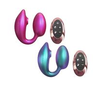 Wonderlover - stimulateur de point G avec stimulation du clitoris (vert métallisé)