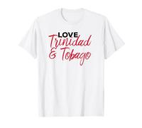 Love Trinidad & Tobago Flag Caribbean West Indian Day Tee T-Shirt