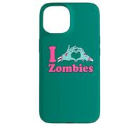 Love Undead Funny Horror Party: I Heart Zombies Coque pour iPhone 15