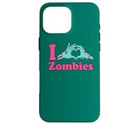 Love Undead Funny Horror Party: I Heart Zombies Coque pour iPhone 16 Pro Max