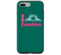 Love Undead Funny Horror Party: I Heart Zombies Coque pour iPhone 7 Plus/8 Plus