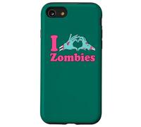 Love Undead Funny Horror Party: I Heart Zombies Coque pour iPhone SE (2020) / 7/8