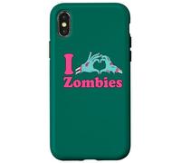 Love Undead Funny Horror Party: I Heart Zombies Coque pour iPhone X/XS