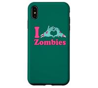 Love Undead Funny Horror Party: I Heart Zombies Coque pour iPhone XS Max