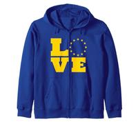 Love Union Européenne Drapeau Europe Anti Brexit Sweat à Capuche