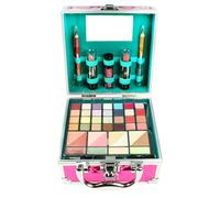 Love Urban Beauty Coffret Cadeau de Maquillage Vegan avec étui aux Vibes Exotiques - 49 pièces - Kit de maquillage complet pour débutants : pinceaux, palette de fards à paupières, fards à joues