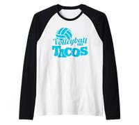Love Volleyball Tacos Spike et Salsa Beach Volley Vibes Manche Raglan