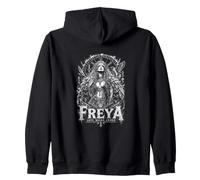 Love Walks Armed Freyja Mythologie de la déesse Nordique Sweat à Capuche