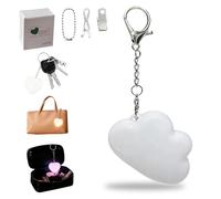 Love Wallet Tote Bag Touch Sensing Light, Purse Lights for Inside Purs, Heart Bag Lamp with Motion Sensor, LED Automatic Rechargeable Mini Touch Handbag Light for Women Girls Gift (Cloud)