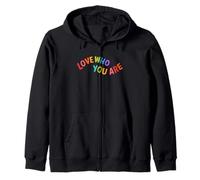 Love Who You are Organic Love Positive Ride Positivity Sweat à Capuche