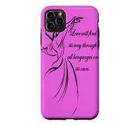 Love Will Find Its Way Through All Languages Derviche Citation Coque pour iPhone 11 Pro Max