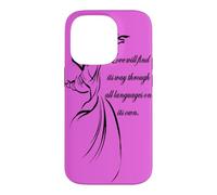 Love Will Find Its Way Through All Languages Derviche Citation Coque pour iPhone 14 Pro