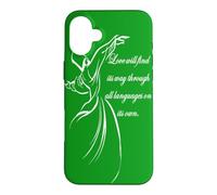 Love Will Find Its Way Through All Languages Derviche Citation Coque pour iPhone 16 Plus