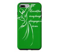 Love Will Find Its Way Through All Languages Derviche Citation Coque pour iPhone 7 Plus/8 Plus