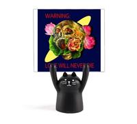 Love Will Never Die Support pour mémo Motif chat Noir