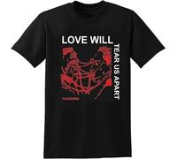 Love Will Tear Us Apart Lil Peep T-Shirt Funny Vintage Gift for Men Tee Black L