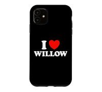 Love Willow Funny Cute Tree, Petite Amie, nom de Rencontre, Fan de Crush Coque pour iPhone 11