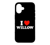 Love Willow Funny Cute Tree, Petite Amie, nom de Rencontre, Fan de Crush Coque pour iPhone 16