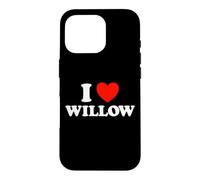 Love Willow Funny Cute Tree, Petite Amie, nom de Rencontre, Fan de Crush Coque pour iPhone 16 Pro