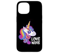 Love Wins Unicorn LGBT Pride Coque pour iPhone 15