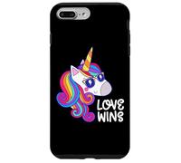 Love Wins Unicorn LGBT Pride Coque pour iPhone 7 Plus/8 Plus