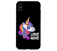 Love Wins Unicorn LGBT Pride Coque pour iPhone XS Max