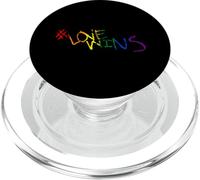 Love Wins v2 Craie Tag Pride Equality LGBTQ Street Art PopSockets PopGrip pour MagSafe