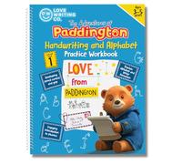 Love Writing Co. Paddington Livre d'activités pour apprendre à écrire l'alphabet et l'écriture manuscrite | Âge 3, 4, 5 ans | Construire le contrôle du crayon | Phonique | Curriculum national
