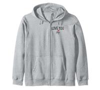 Love You Bye Sign I Love You Goodbye Mom and Dad Anniversary Sweat à Capuche