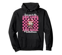 Love You To The End Zone And Back #Footballmom Fête des Mères Sweat à Capuche