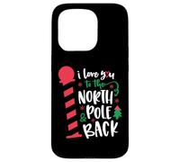 Love You to The North Pole & Back Famille de Noël Assortie Coque pour iPhone 15 Pro