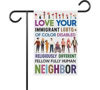 Love Your Garden Flag Equality And Human Rights Inclusive Progressive Flag Everyone Is Welcome Diversity Sign Ideas Ou