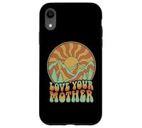 Love Your Mother Earth Day Athusiast Hippie Coque pour iPhone XR